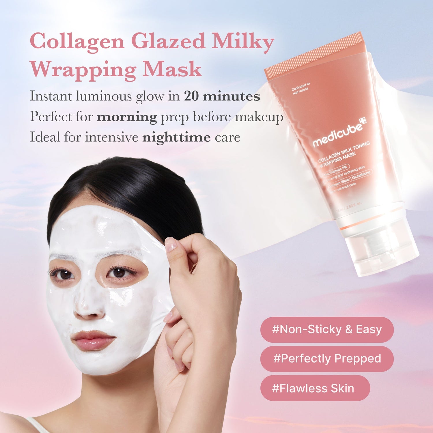 Medicube Collagen Milky Glow Daytime Wrapping Mask