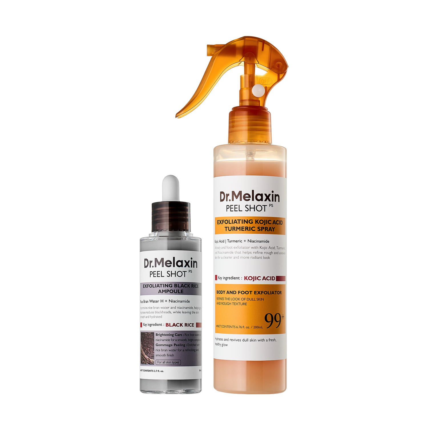 Body & Face Peel Shot Duo