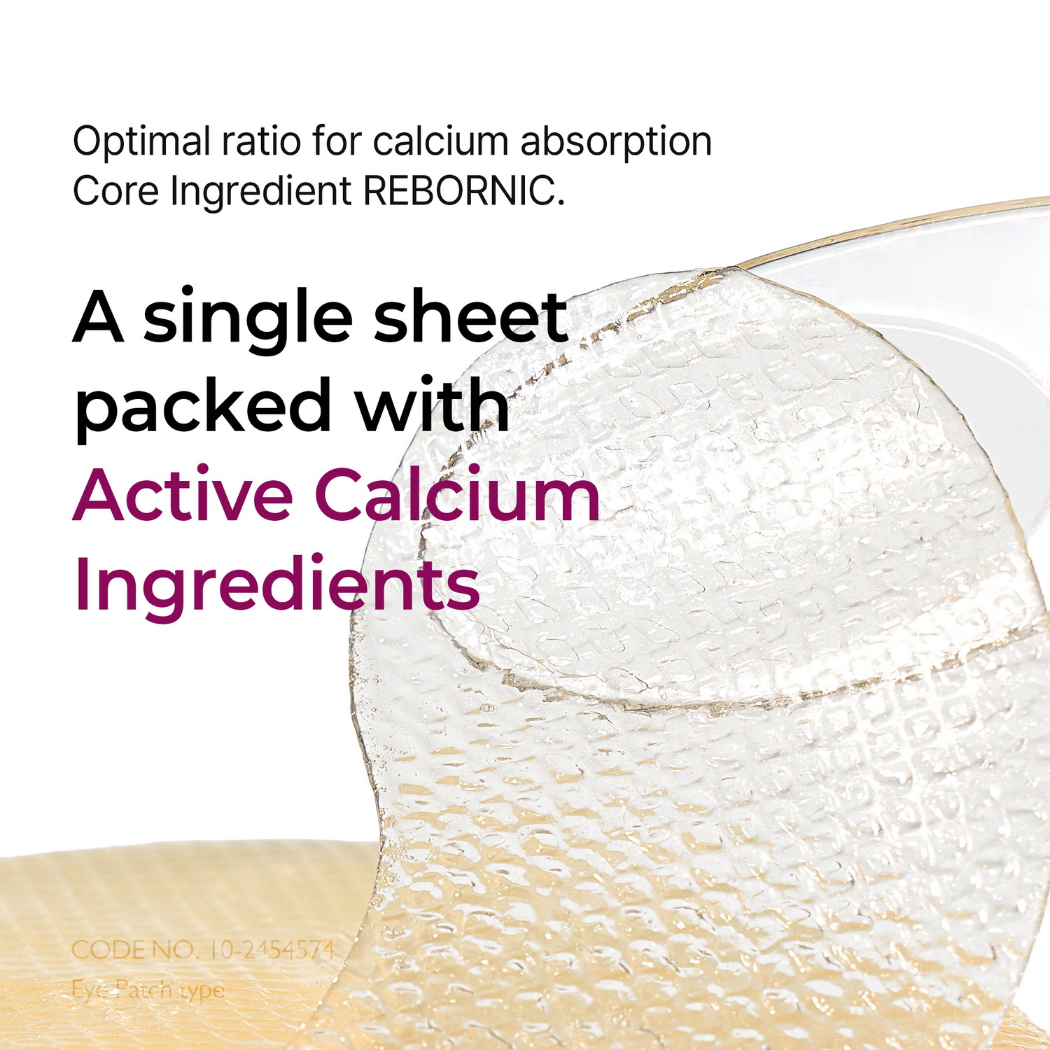 Calcium Volume Eye patch 60ea