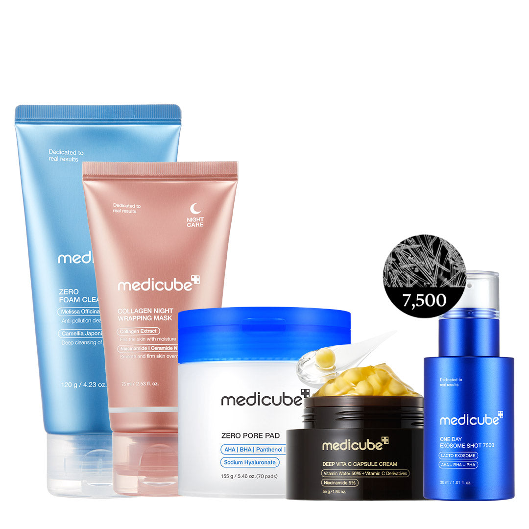 Medicube Affordable Glass Glow 7-Day Skincare Set