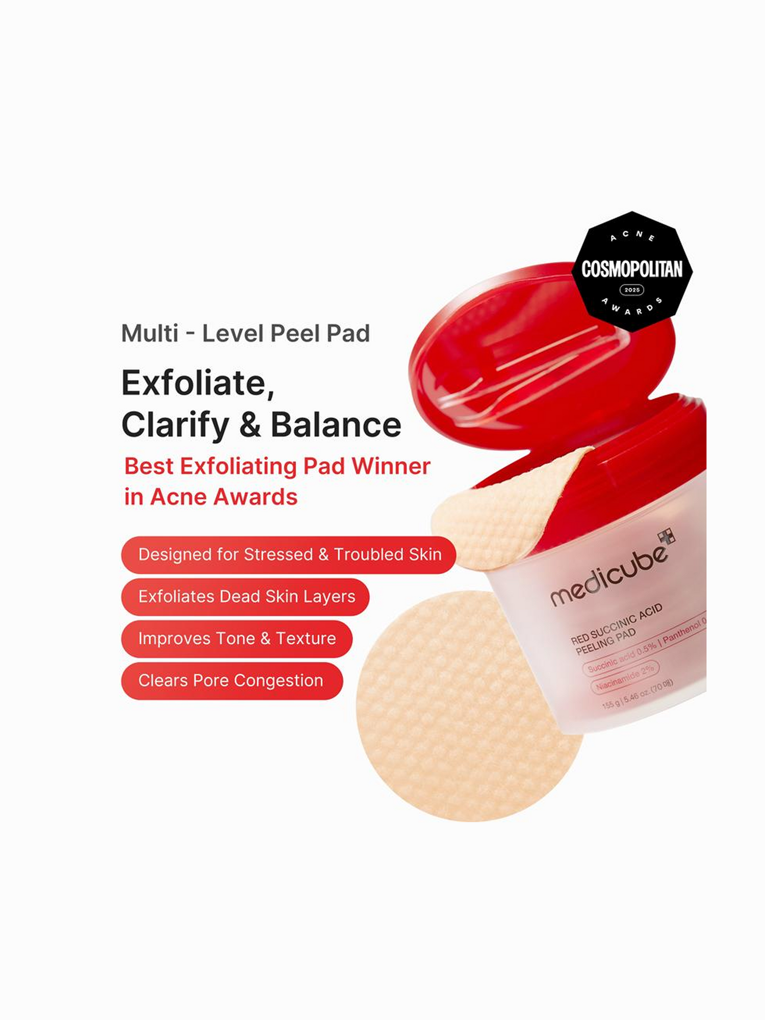 Medicube Toner Pad Trio – Pore Care & Glass Glow