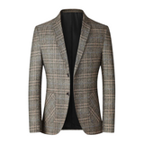 Men's Checked Wool Blazer Thalorn TL031