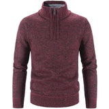 Men's Half-Zip Embroidered Collar Sweater Thalorn TL181