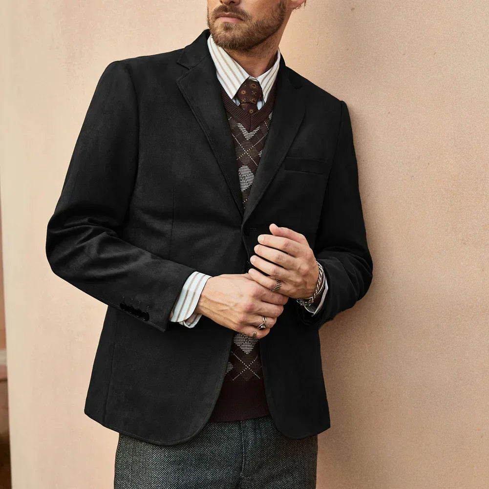 Men's Suede Blazer Thalorn TL029