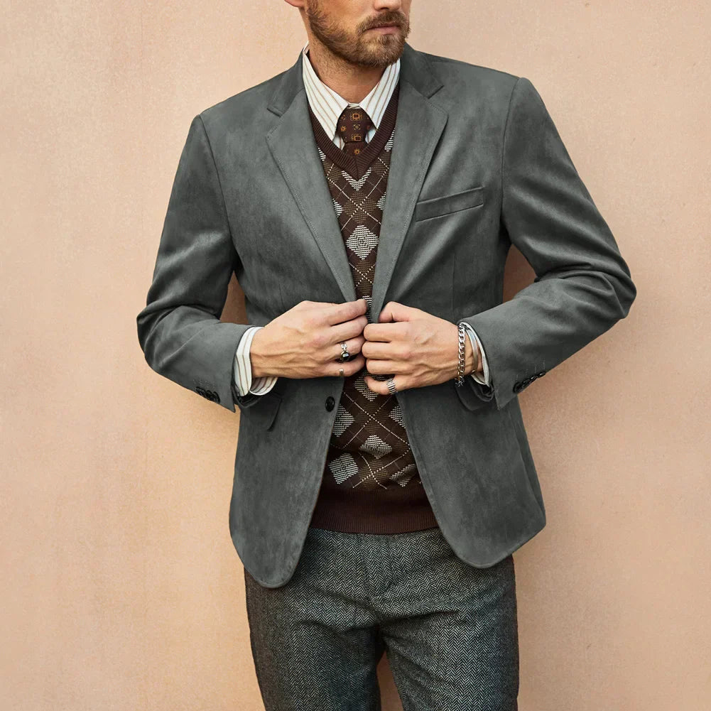 Men's Suede Blazer Thalorn TL029