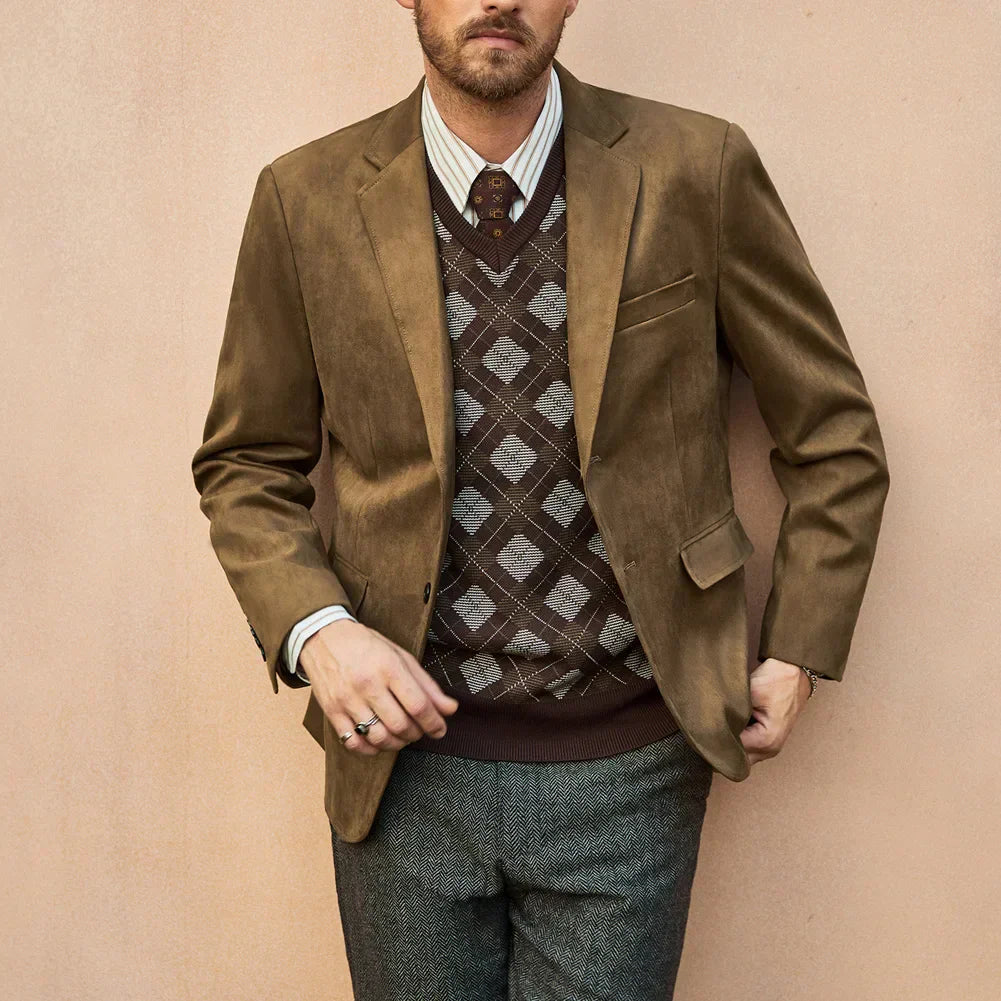 Men's Suede Blazer Thalorn TL029