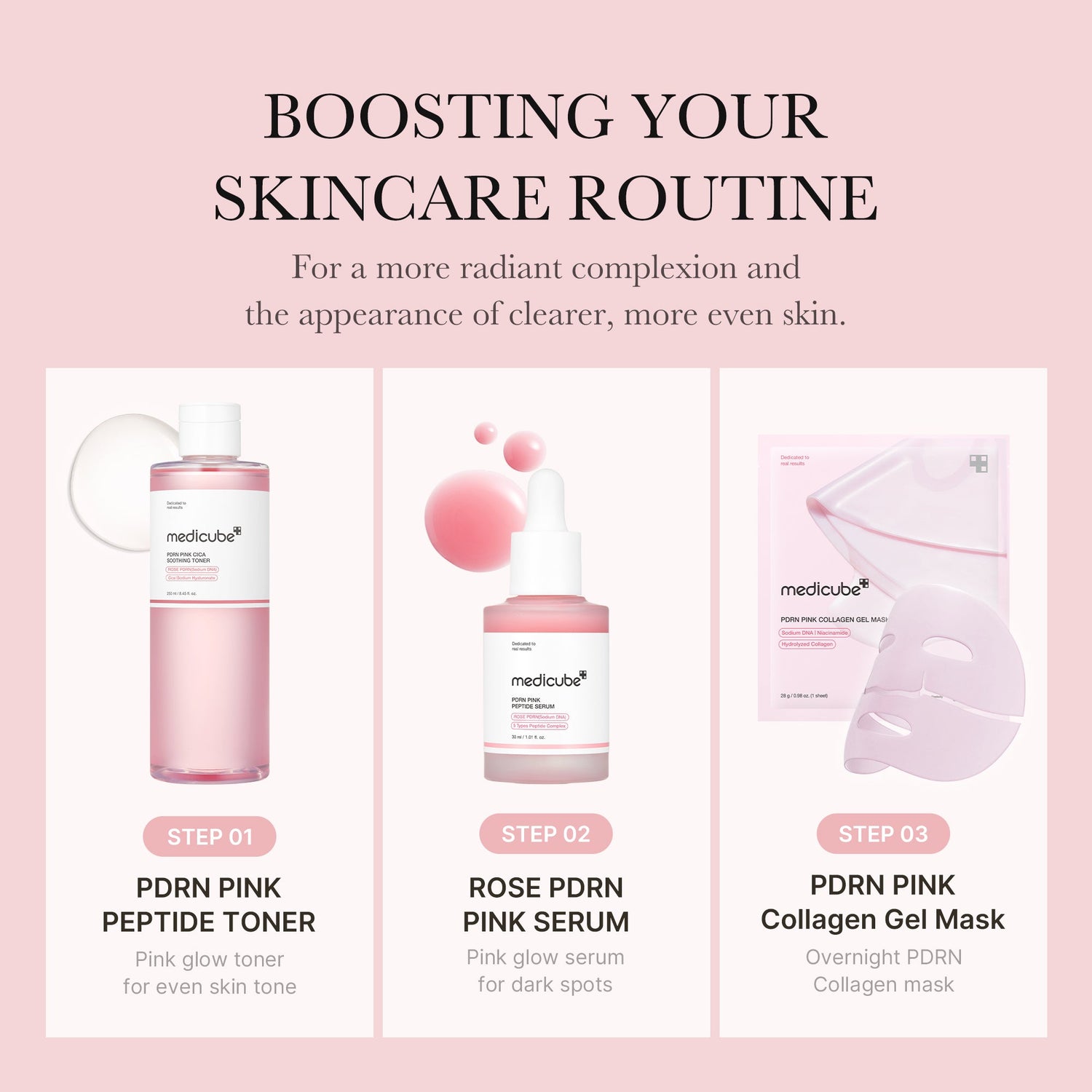 Medicube PDRN Pink Peptide Toner