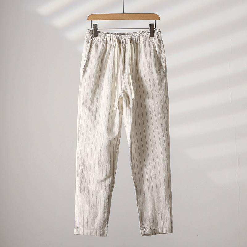 Striped Linen  Pants Thalorn TL008